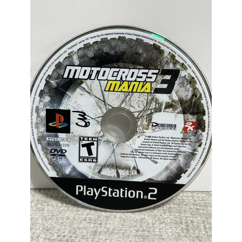 Motorcross Mania 3 (Sony Playstation 2 PS2) Game Disc